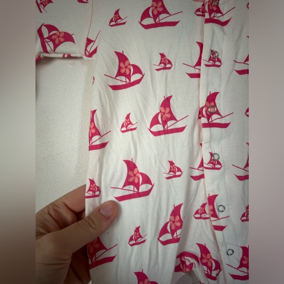 Kickee Pants Sail Boat Romper 3-6m - Picture 2 of 7